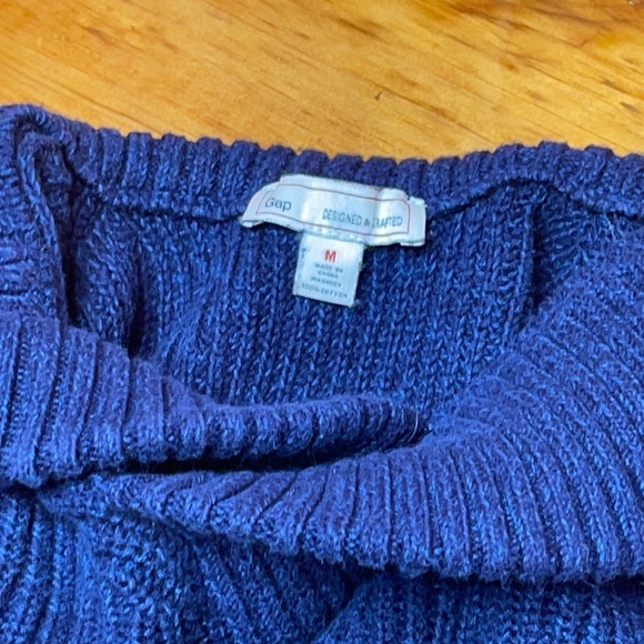 Gap 100% cotton turtleneck sweater M - Picture 2 of 5